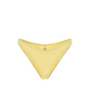 Reina Olga Women Pastel Yellow Stretch Nylon Brigitte Bikini Bottom